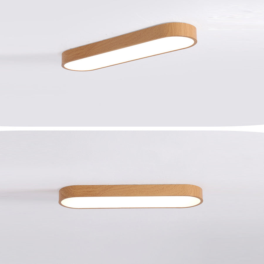 LumiScape - Sleek Oval LED Ceiling Light with Modern Design for Bright Indoor Lighting