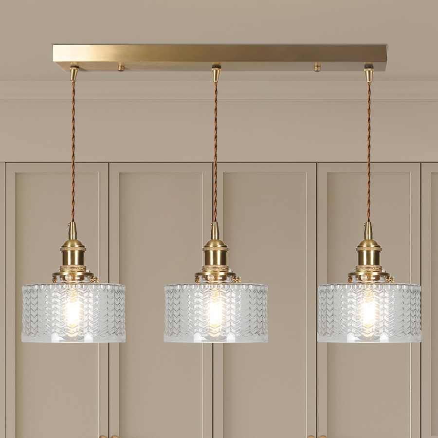 LumiGlow - Vintage Inspired Pendant Light for Kitchen and Dining Areas