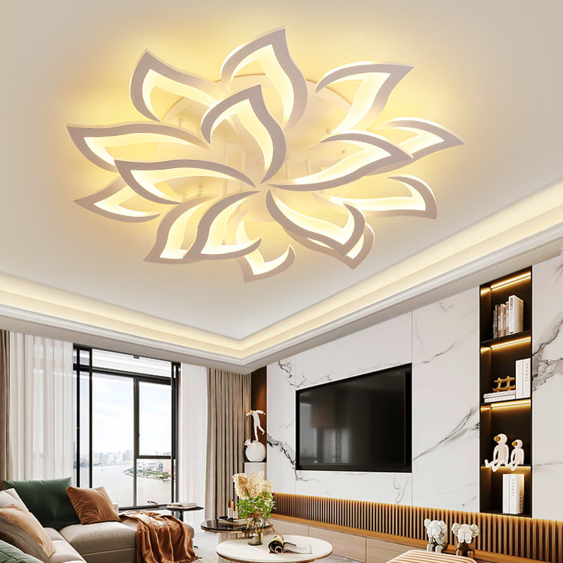 Florentia - Modern LED Ceiling Light with Floral Design