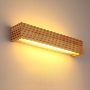 GlowLume - Sleek Rectangular Mirror Wall Light for Modern Bathroom Décor