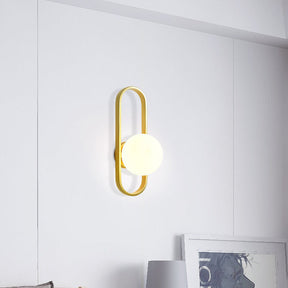 LumiCircle - Elegant wall lamp with circular design and soft ambient glow