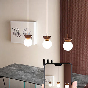 LumiGlow - Elegant pendant lamp with intricate design and warm glow