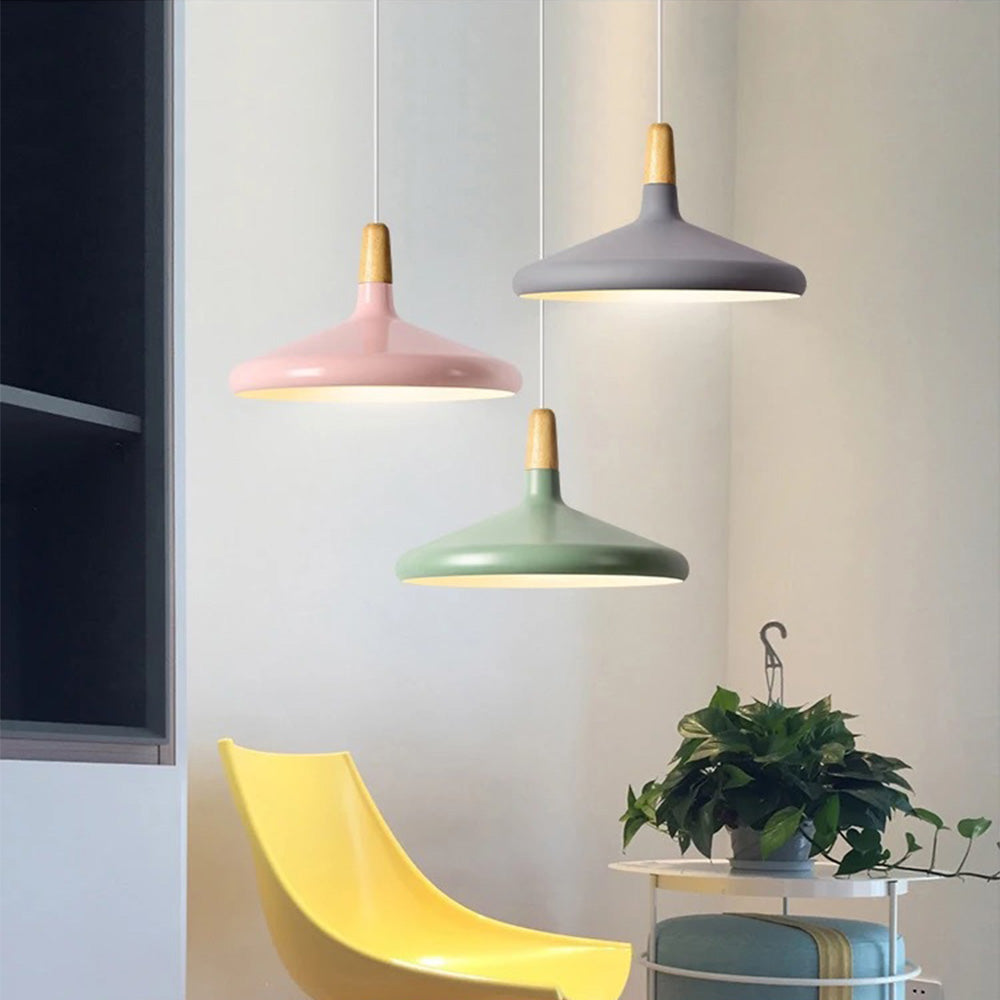 NordicMacaron - Nordic Wooden Pendant Light for a Warm, Inviting Atmosphere