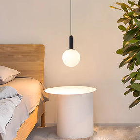 LumaSphere – Modern Pendant Light with Frosted Globe for Soft Ambiance