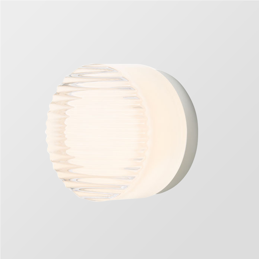 LumiGlow – Modern Round LED Wall Light with Frosted Glass Diffuser