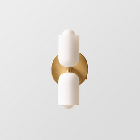 CreamGlow – Elegant Double-Head Wall Sconce for Modern Sophisticatio