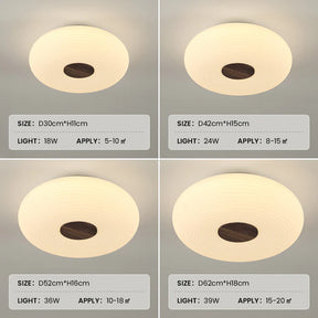 GlowNest - Minimalist LED bedroom ceiling light with serene ambiance