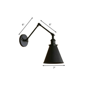 ArmCraft - Adjustable Swing Arm Wall Light with Industrial Design