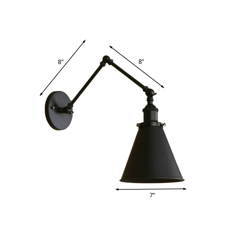 ArmCraft - Adjustable Swing Arm Wall Light with Industrial Design