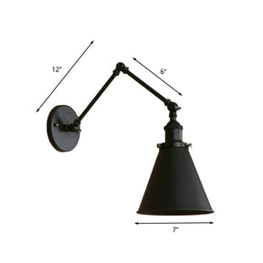 ArmCraft - Adjustable Swing Arm Wall Light with Industrial Design