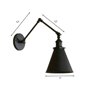 ArmCraft - Adjustable Swing Arm Wall Light with Industrial Design