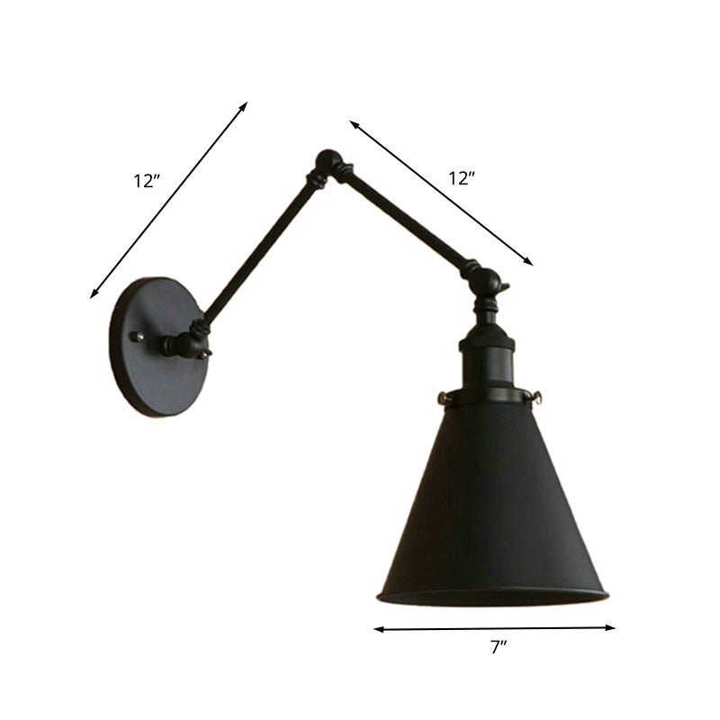 ArmCraft - Adjustable Swing Arm Wall Light with Industrial Design