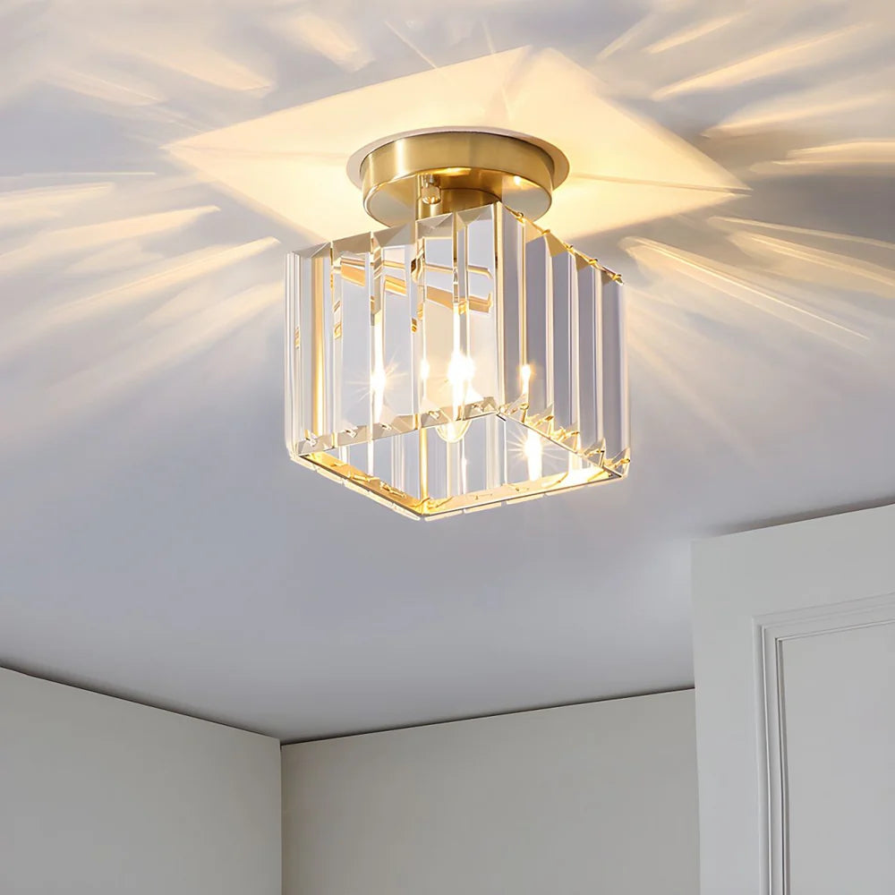 CrystalLume – Contemporary crystal ceiling light for any modern spaces