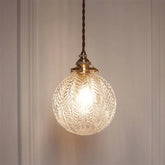 GlobeGlow - Modern pendant lamp with sleek globe design and elegant lighting