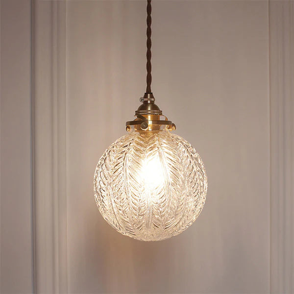 GlobeGlow - Modern pendant lamp with sleek globe design and elegant lighting