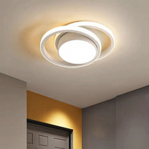 LunaGlow - Minimalist Double Ring LED Ceiling Lamp for Modern Interiors