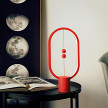 MagniGlow - Modern Magnetic Table Lamp with Cordless LED and Unique Suspension Design