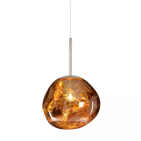 GlowMelt - Artistic pendant light with a unique melting effect design