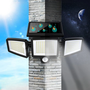 SolarGuard - Solar-powered LED security light with motion detection