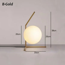 HaloSphere – Soft Glow Table Lamp with a Circular Globe, Ideal for Nightstands and Cozy Ambience