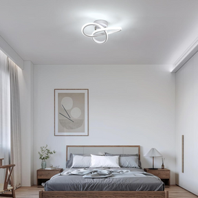 LumaGlow – Minimalist Metal LED Ceiling Light for Sophisticated Style