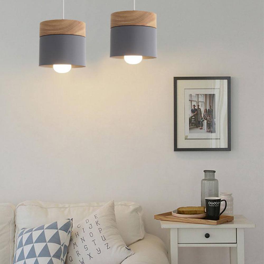 Robinson – Playful and Stylish Wood & Metal Pendant Light