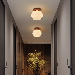 PumpkinGlow – Playful and Modern Flush Ceiling Lamp for Any Room