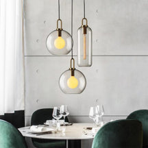 GlowMist – Modern Pendant Light with Sleek Design for unique Interiors