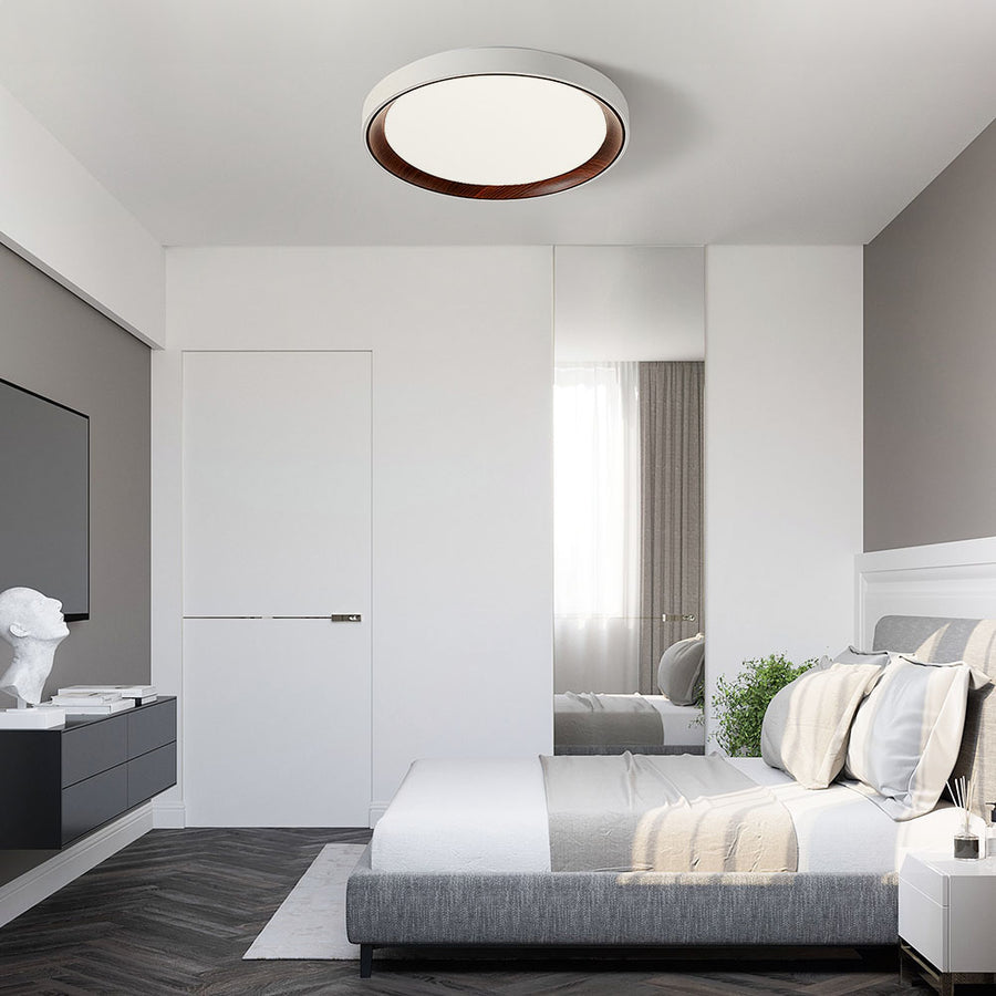 ModAura - LED Ceiling Light for Bedroom  Sleek Round Design for Modern Spaces