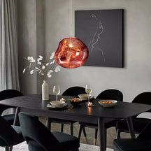 GlowMelt - Artistic pendant light with a unique melting effect design