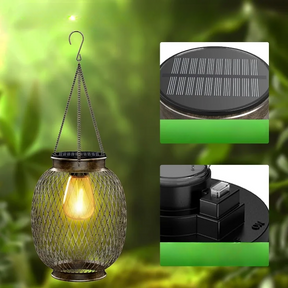 GlowLuxe - Solar Hanging Lanterns for Elegant Outdoor Lighting