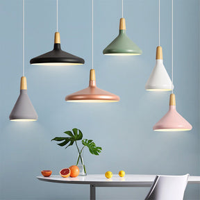 NordicMacaron - Nordic Wooden Pendant Light for a Warm, Inviting Atmosphere