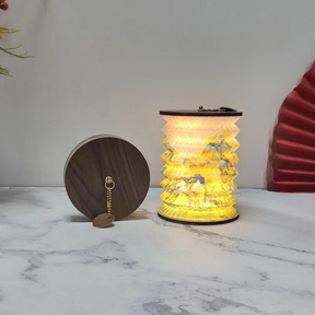 FlexiGlow – Stylish Expandable Accordion Lamp for a Cozy Ambiance