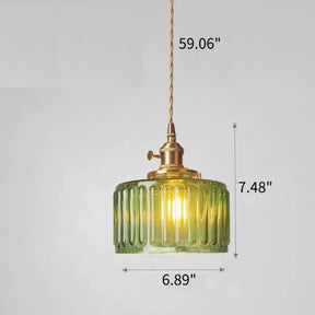 CrystalGlow - Vintage crystal pendant lamp with adjustable height