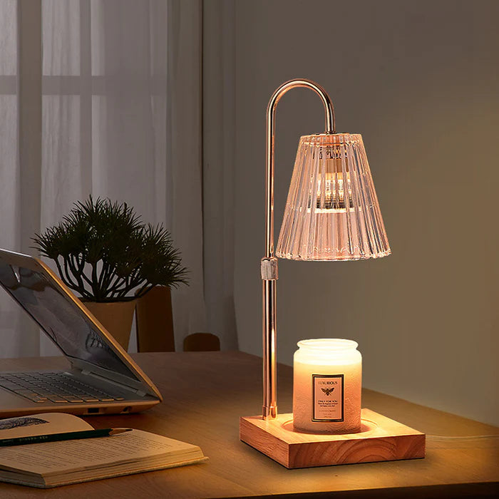 GlowHaven – Contemporary Nordic Mini Candle Lamp with a Cozy Ambiance