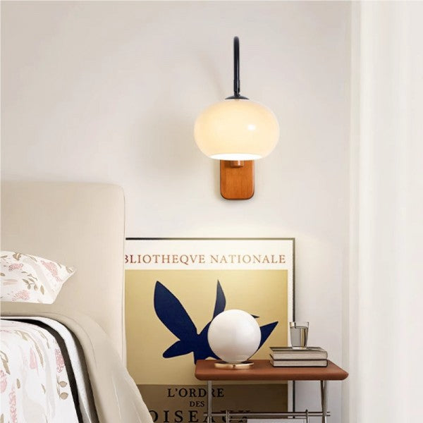 LumoSphere - Modern wall lamp with sleek design and warm ambient glow