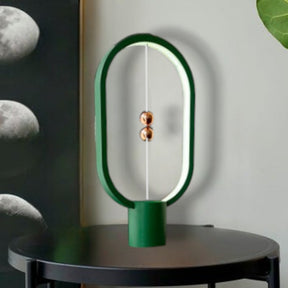 MagniGlow - Modern Magnetic Table Lamp with Cordless LED and Unique Suspension Design