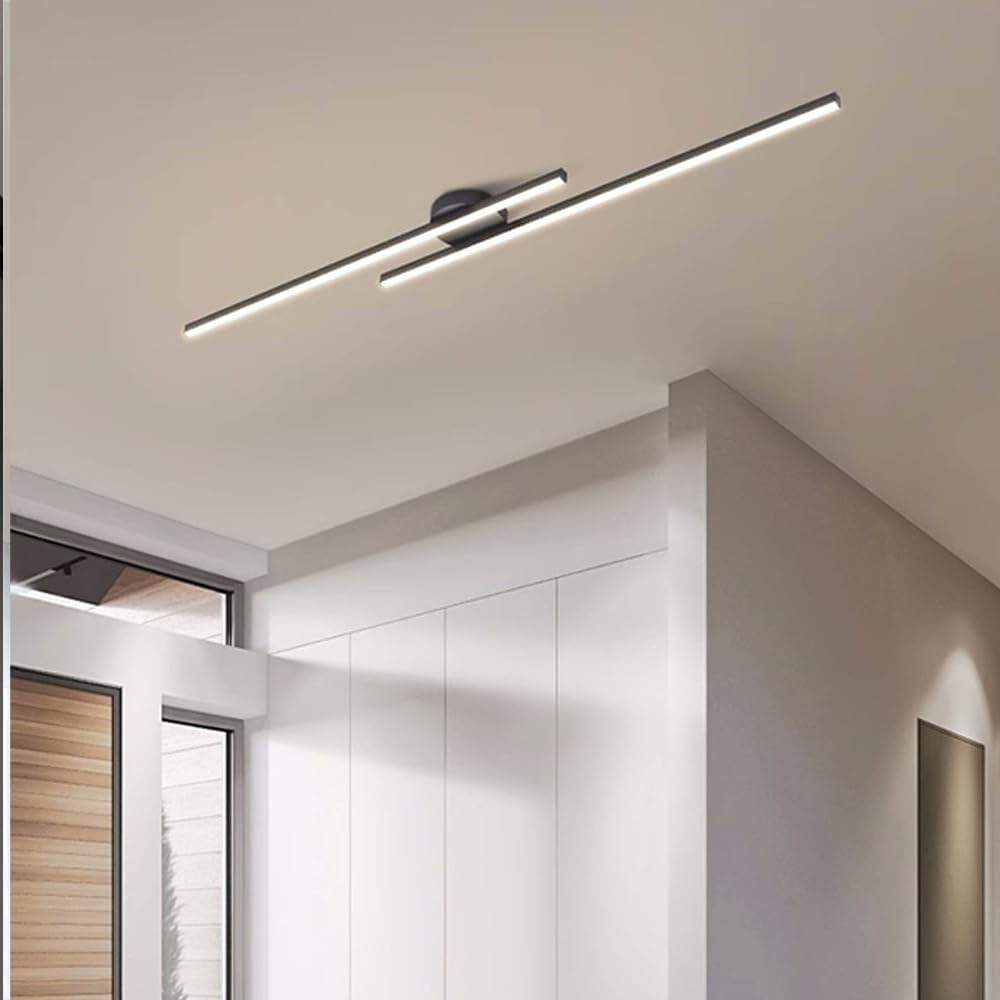 Luminex – Strakke LED Semi-Flush Mount Plafondlamp