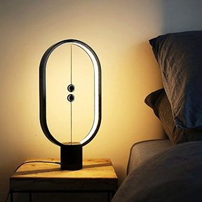 MagniGlow - Modern Magnetic Table Lamp with Cordless LED and Unique Suspension Design