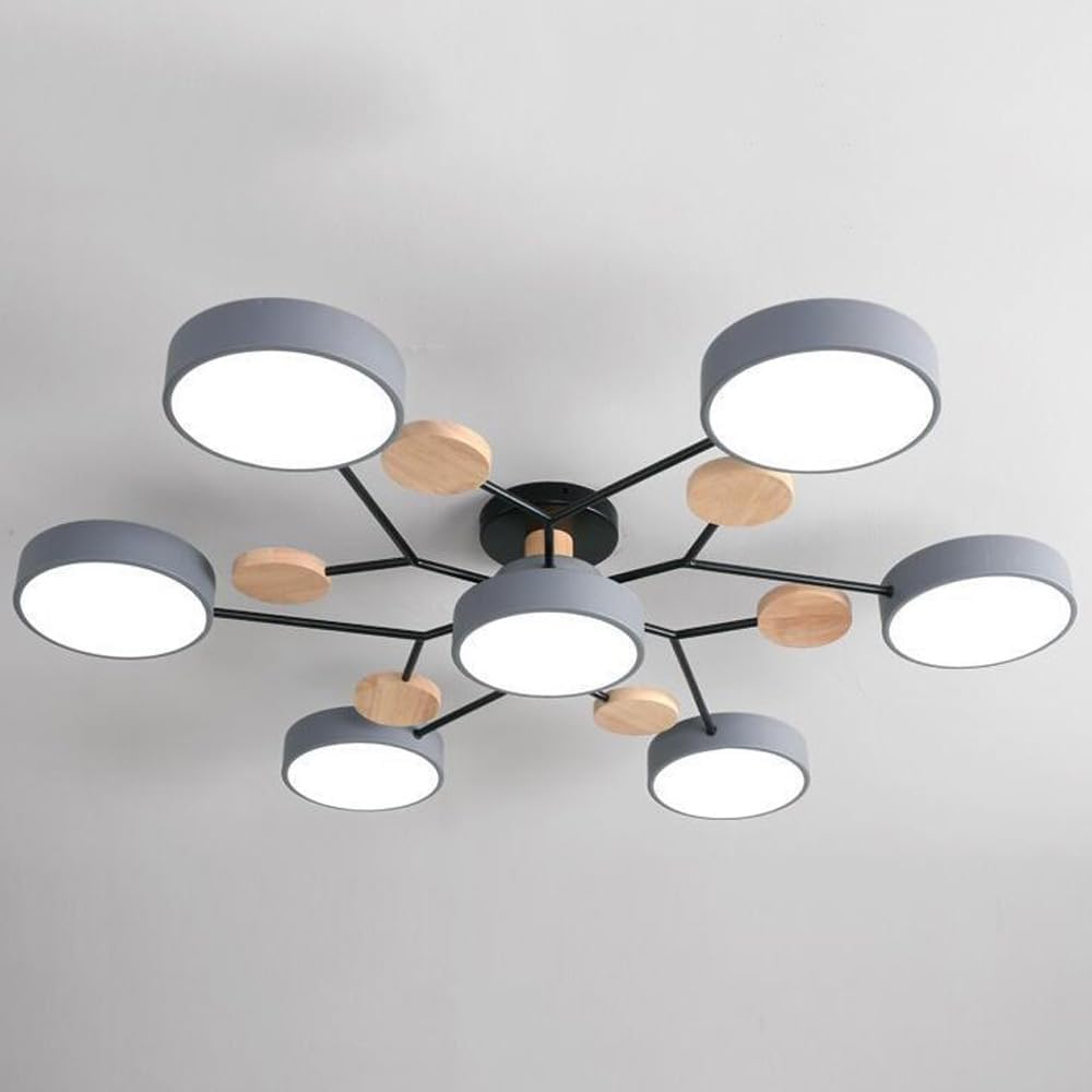 GlowNest - Modern Multi-Arm LED Ceiling Light, Contemporary Statement Piece