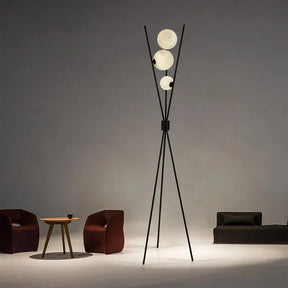 OrbitGlow – Elegant LED Table and Floor Lamp for a Serene Ambiance