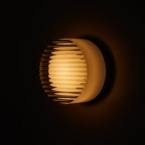 LumiGlow – Modern Round LED Wall Light with Frosted Glass Diffuser