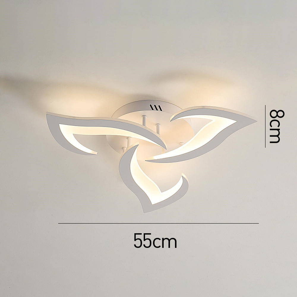 Florentia - Modern LED Ceiling Light with Floral Design