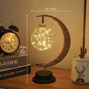 MoonAura - Dreamy moon lamp with soft glow and celestial charm