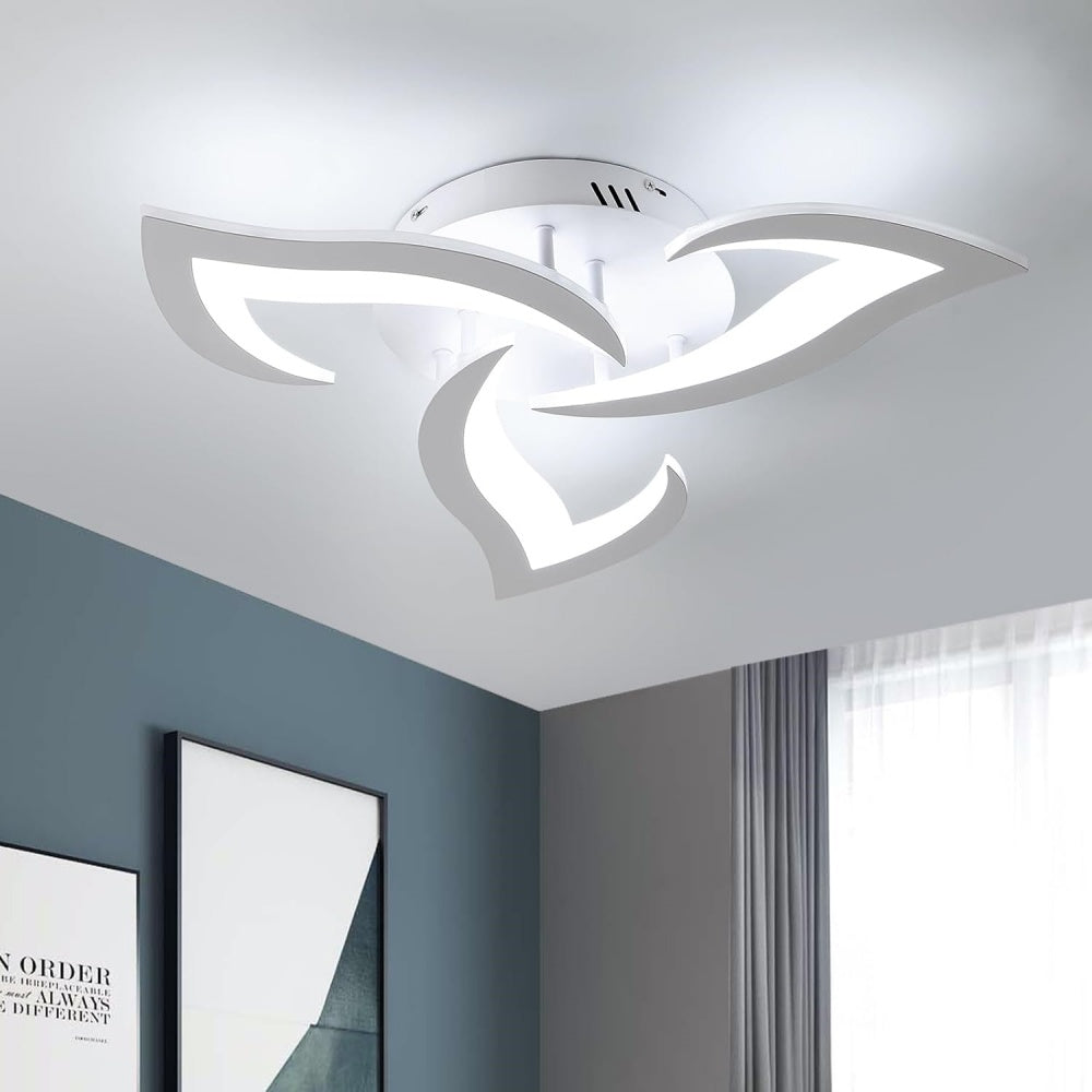 Florentia - Modern LED Ceiling Light with Floral Design