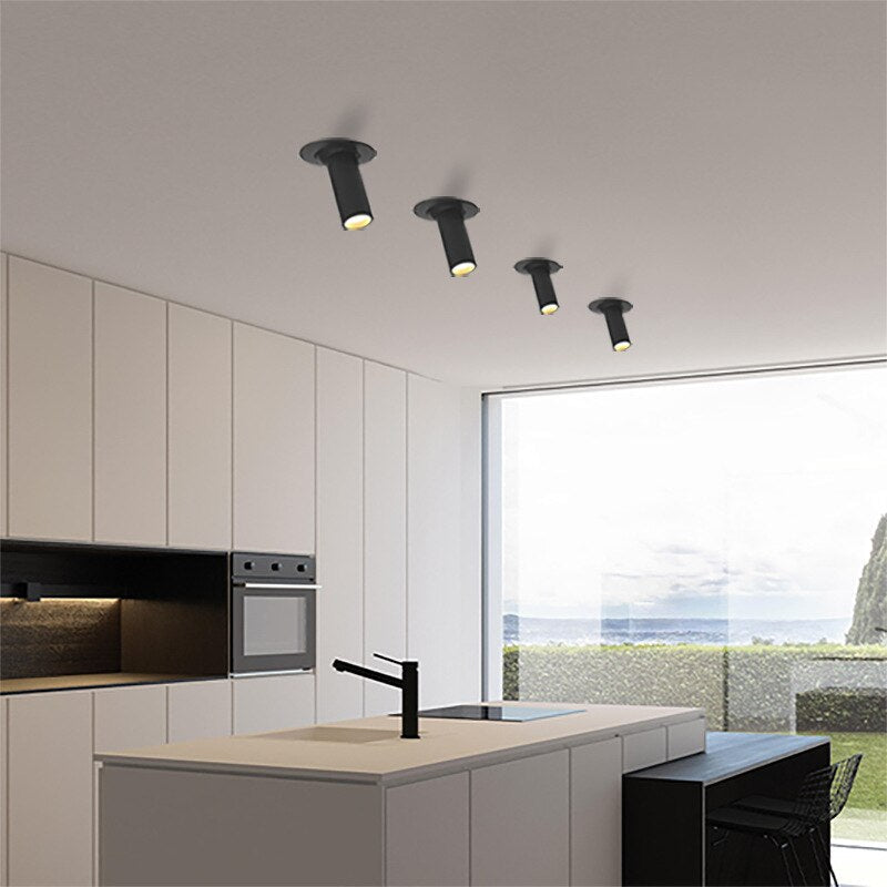 LumiTrack – Modern Adjustable ceiling Light with Sleek Cylindrical Design