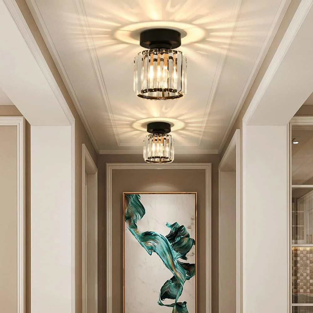 CrystalLume – Contemporary crystal ceiling light for any modern spaces