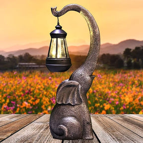 ElephantGlow – Magical Elephant Lantern Solar Lamp