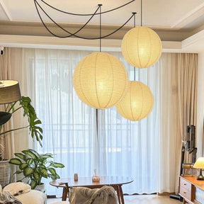 LumoLantern – Modern Pendant Light Fixture with Soft Diffused Lantern Design