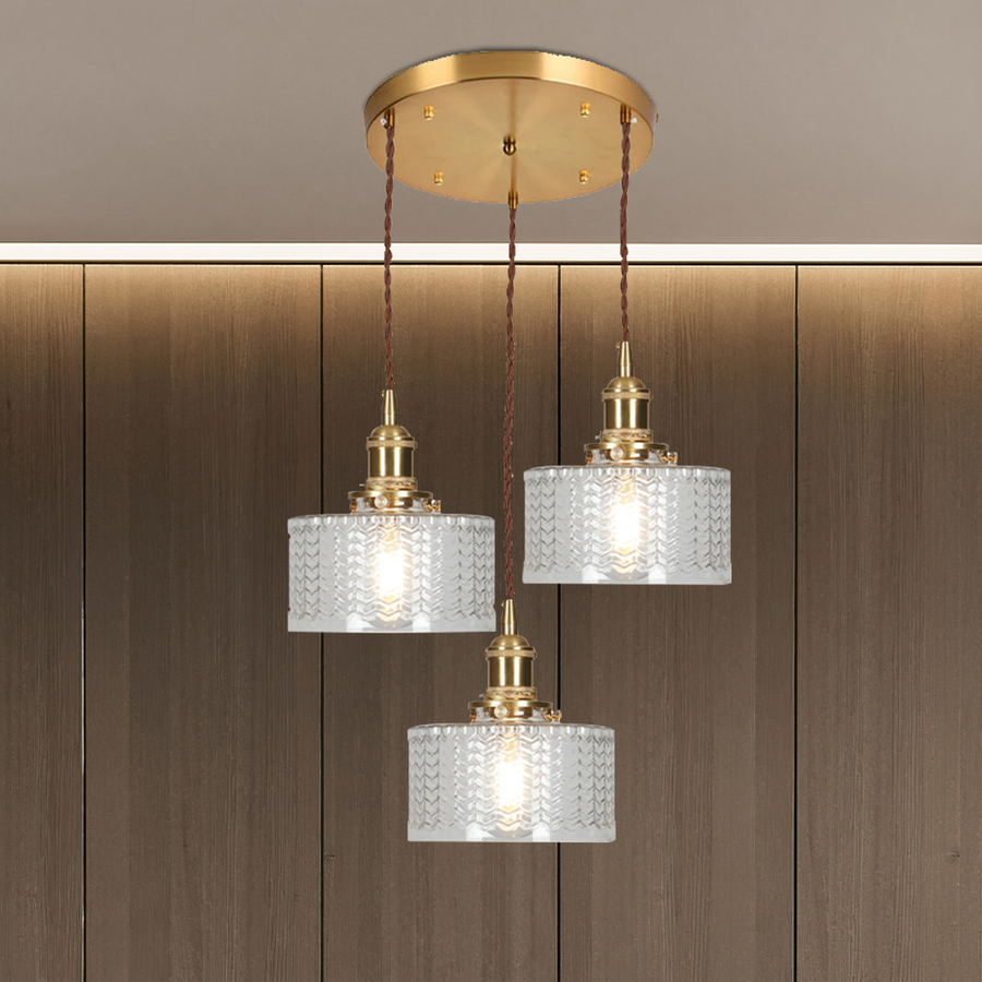 LumiGlow - Vintage Inspired Pendant Light for Kitchen and Dining Areas